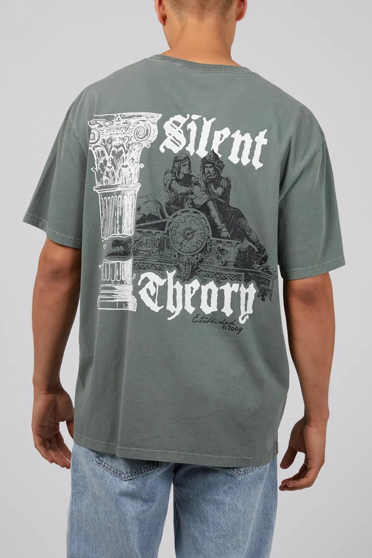 Superior Tee Green Vintage Look hiking clothes