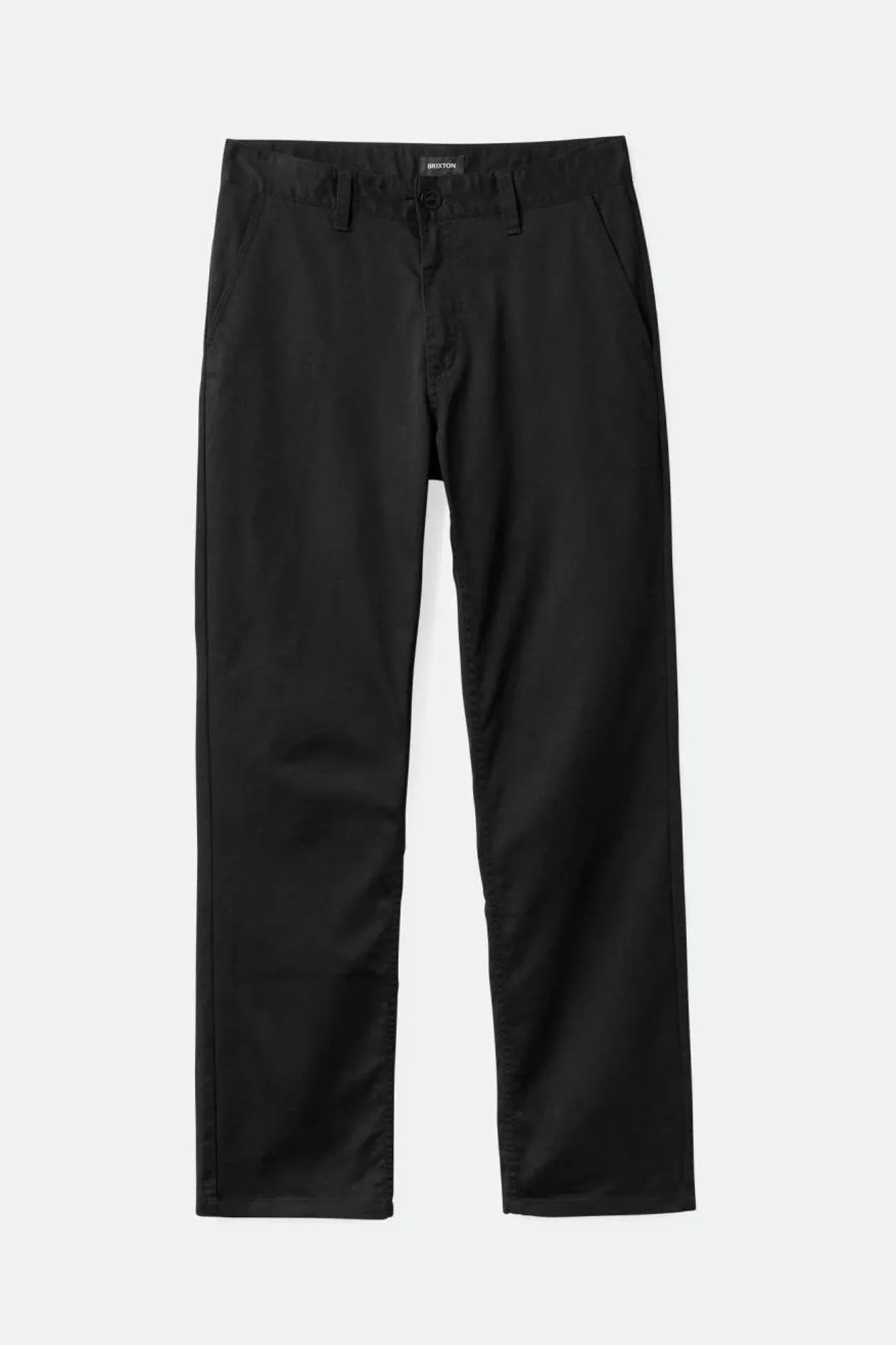 Choice Chino Regular Pant Black Tear Resistant Weave Comfortable Cut