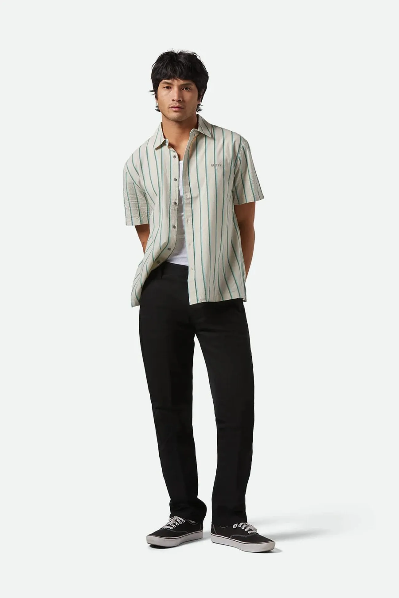 Choice Chino Regular Pant Black Tailored Fit Comfort Flex