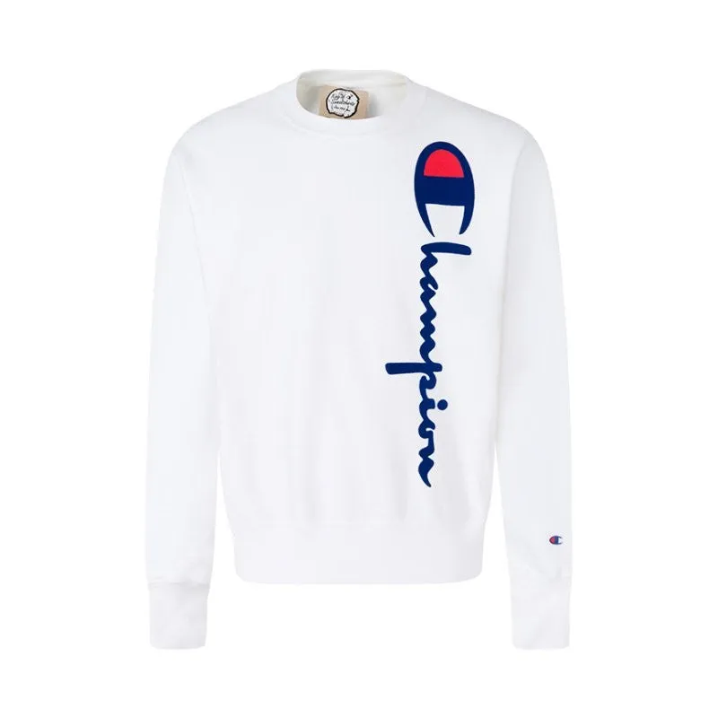 Reverse Weave Crew Sweatshirt Full length Ruffled