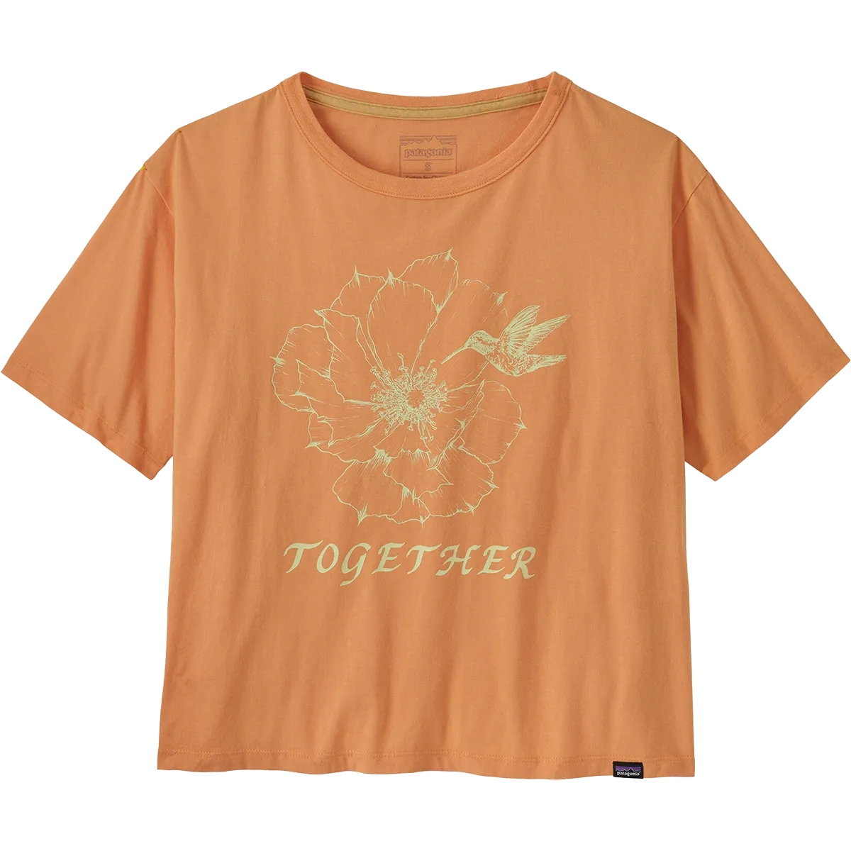 ElasticTrimming Compression Fit Technology Women's Mutualism Easy-Cut Organic T-Shirt