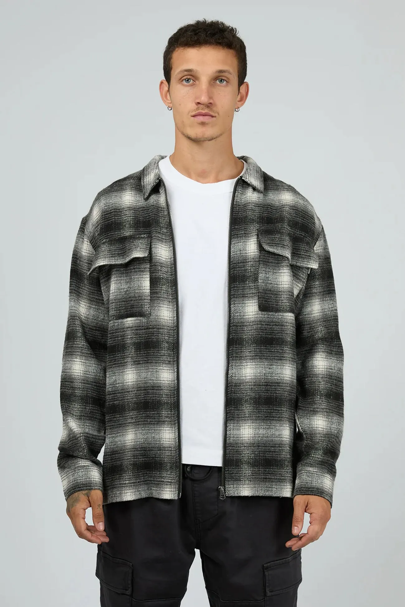 Cadence Shirt Black Tall Length