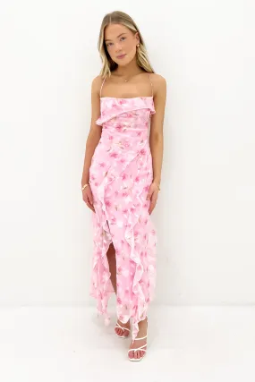 Loz Maxi Dress Pink Frolic Playful Twist