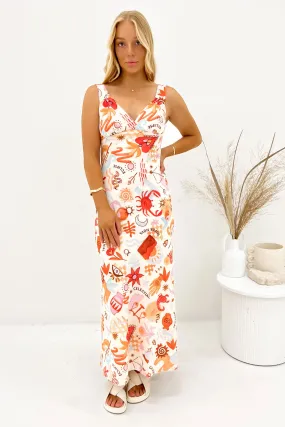 Tyra Maxi Dress Vintage White Daywear Comfort Night Party