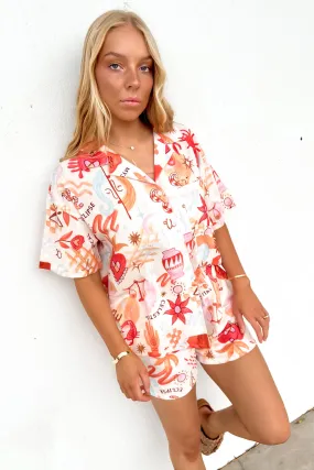 Versatile Styling Holiday Gift Tyra Shirt Vintage White