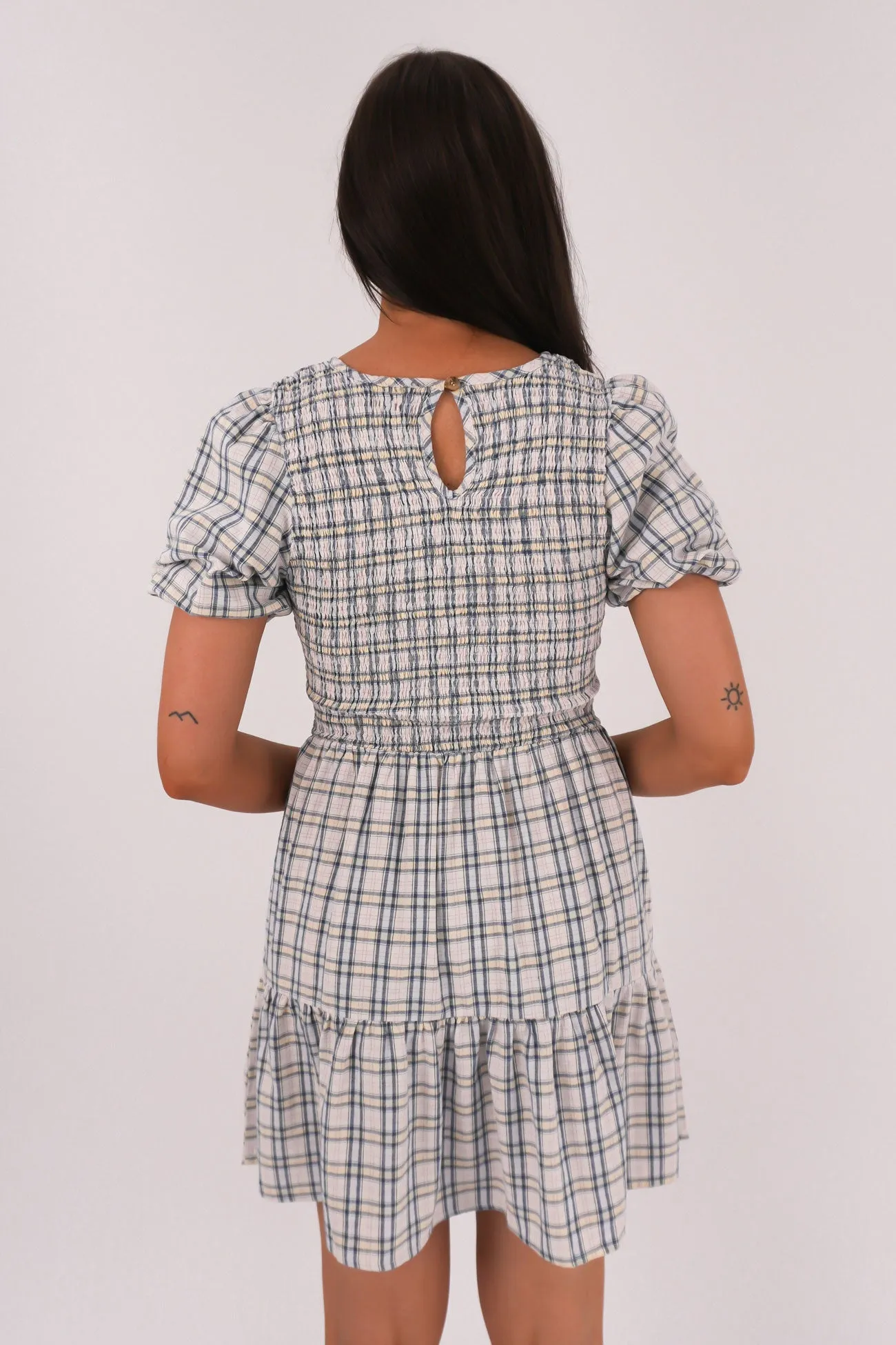 Contemporary Vibe Franklin Mini Dress Check