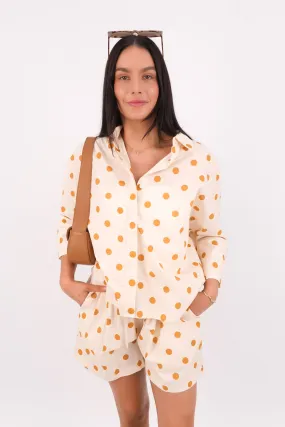 Eco Friendly Material Eco-Friendly Fabric Quinn Shirt Mustard Spot