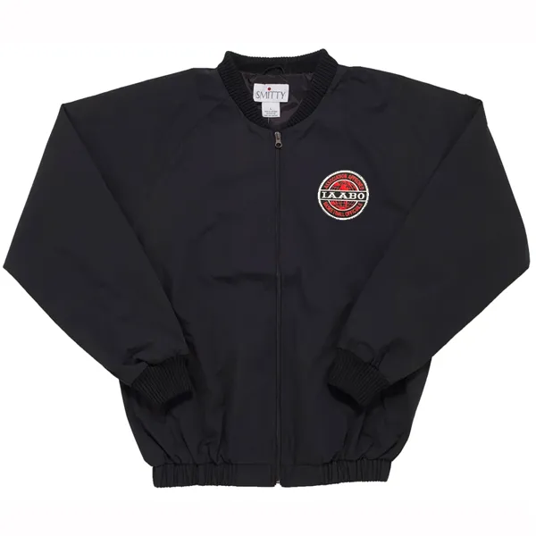 IAABO Logo Smitty Zip Front Referee Jacket Workday Ready Non Restrictive Silhouette