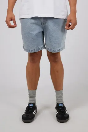 Rider Denim Short Bleach Blue NoChafeFinish Lightweight Material