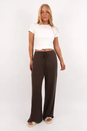 Soft and Light Minimalist Design Leonie Pant Chocolate