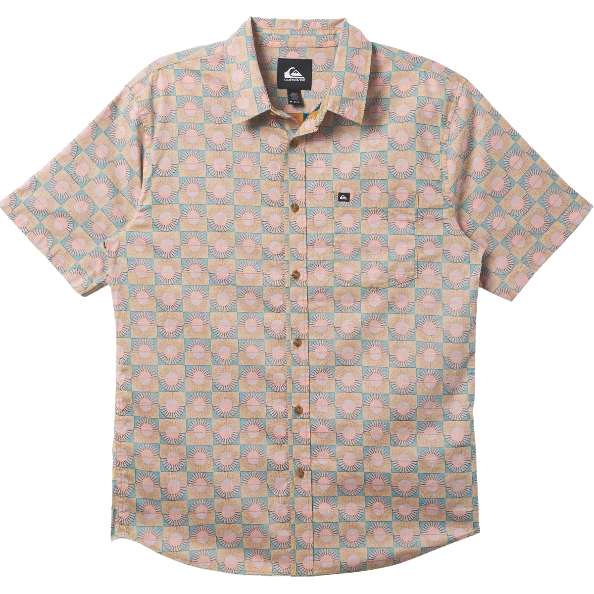 Men's Florever Classic Short Sleeve Bohemian style Tailored Placket