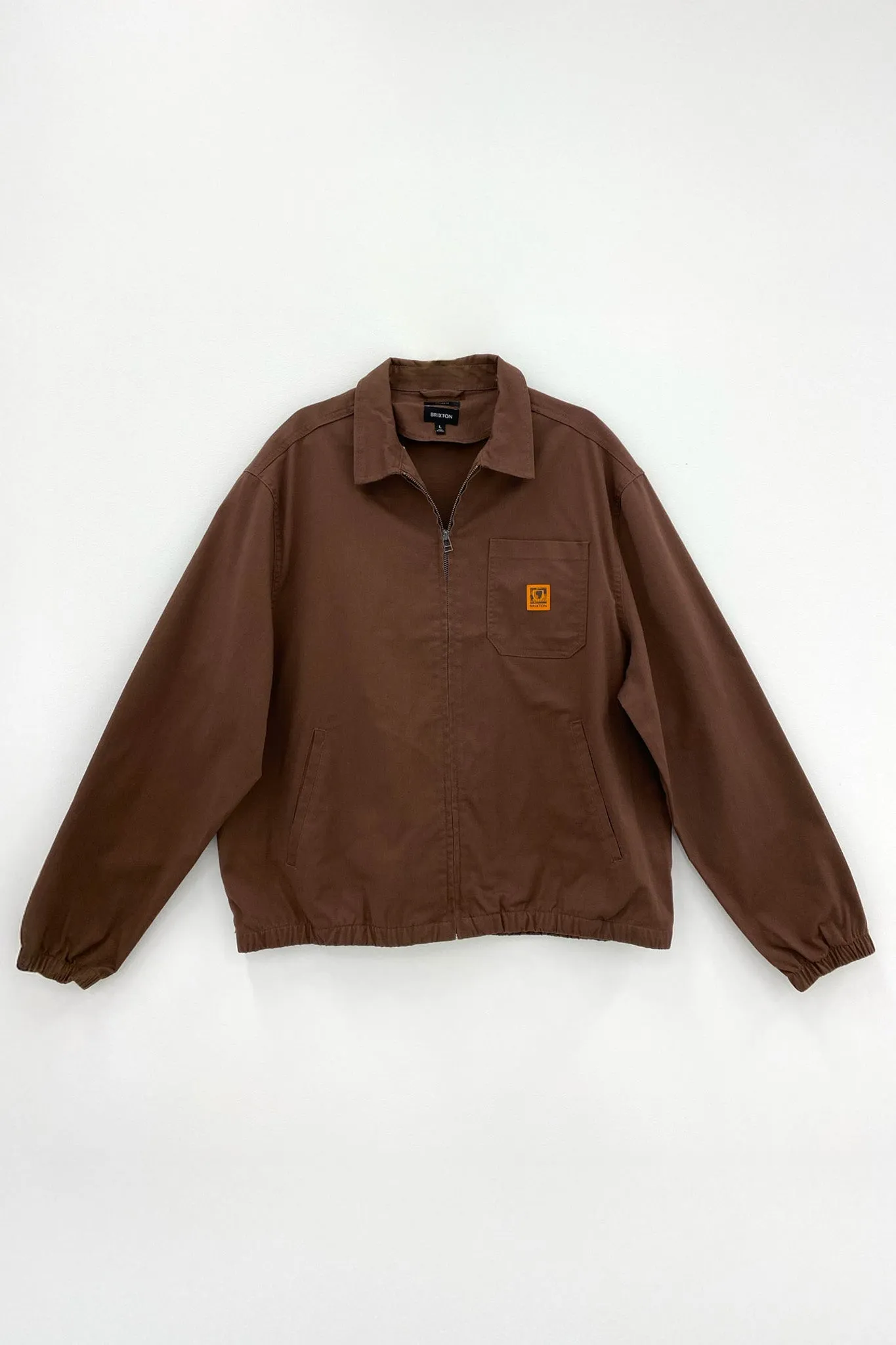 Reinforced Shoulders Long Lasting Shape Retention Union Relaxed Harrington Jacket Pinecone Brown