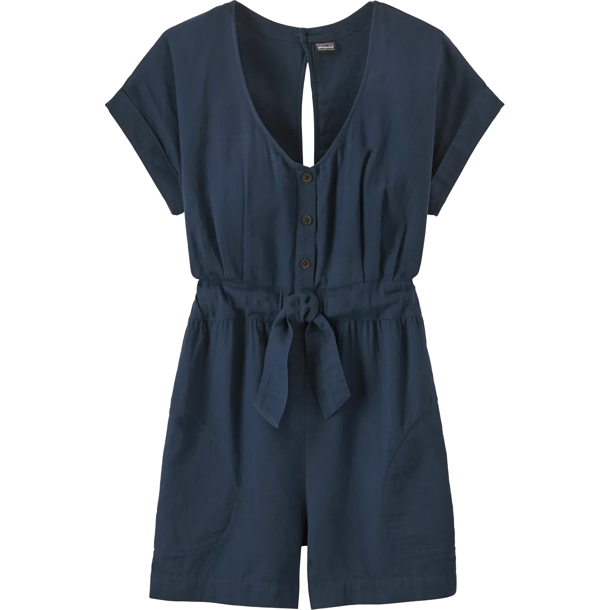 Fresh Mood Midi length Women's Organic Cotton Gauze Romper 4"