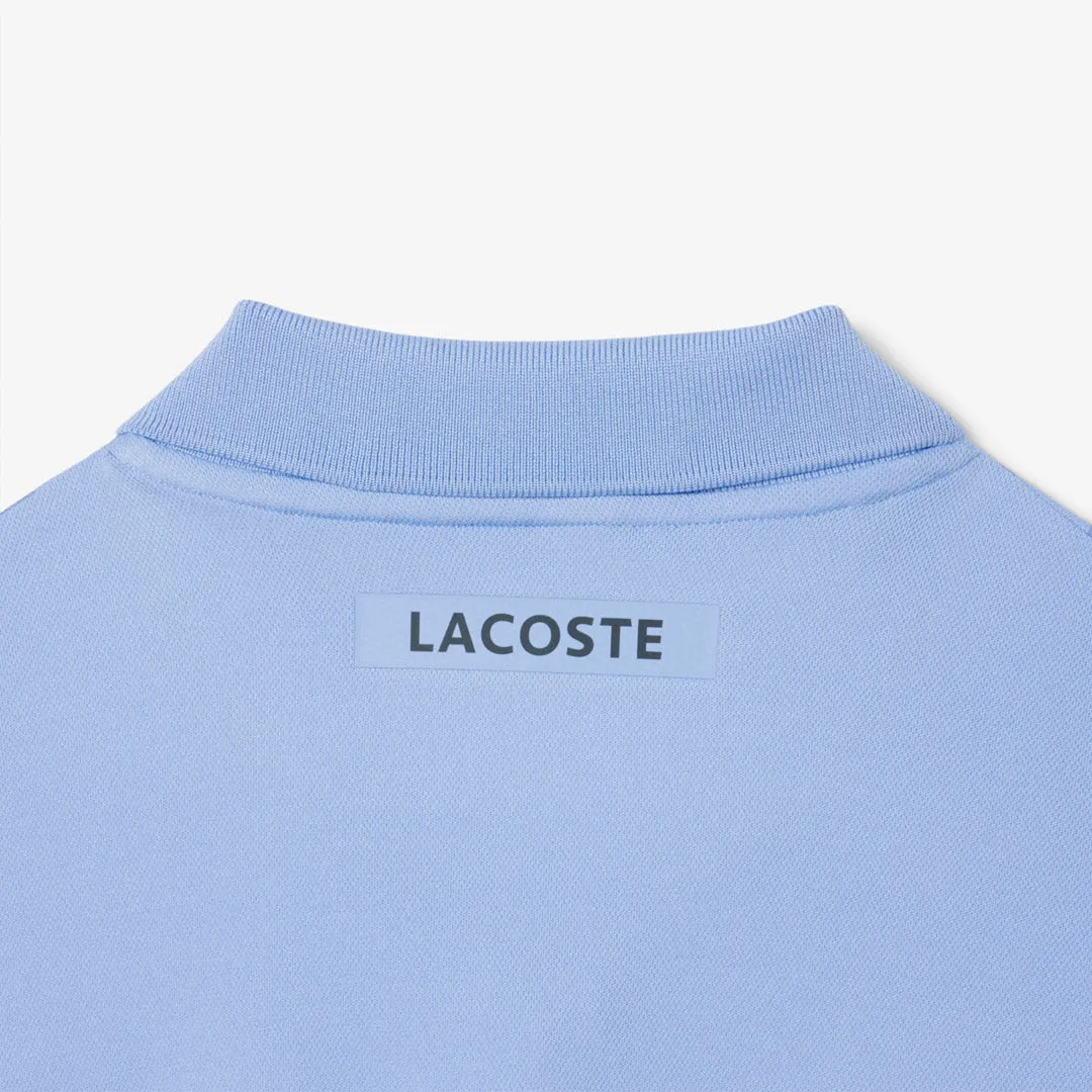Unlined Lacoste Men's Ultra Dry Printed Polo - Purple Elastic