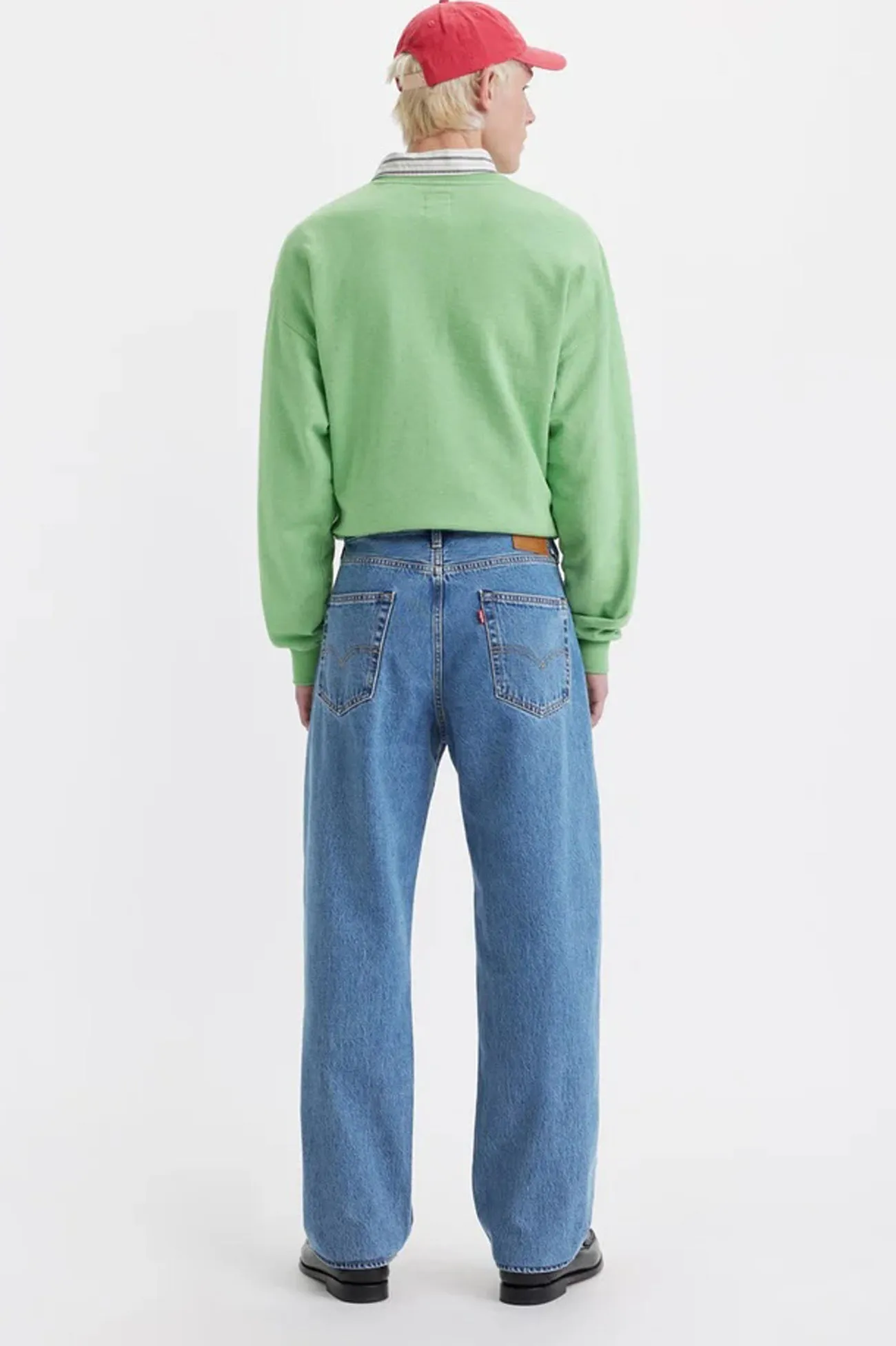 568 Loose Straight Jean Blue Essentials Anti Sagging Technology