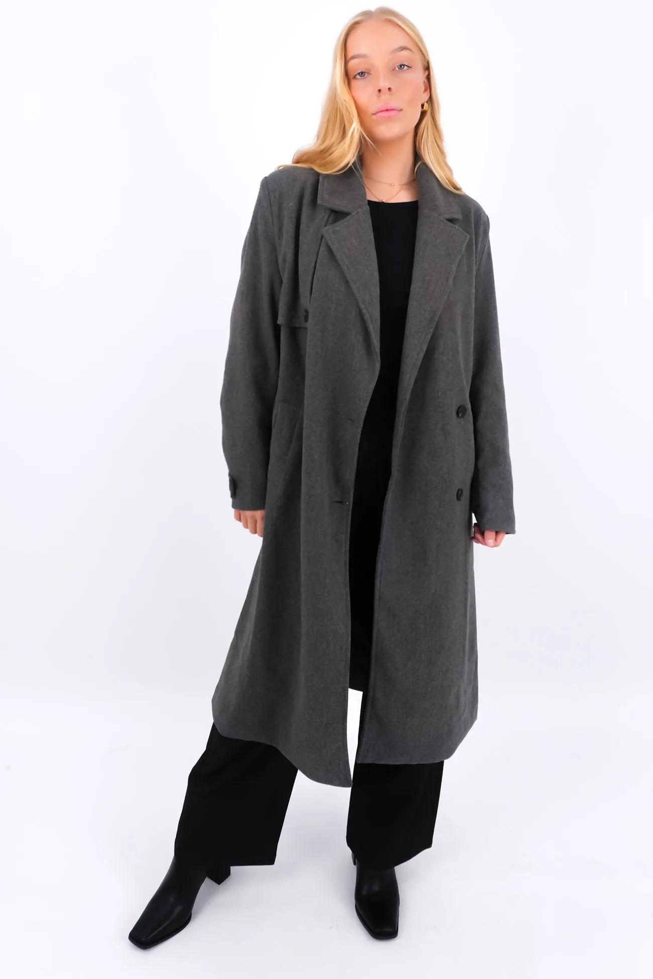 Polarized Sun Protection SeamlessShoulderPanels Alba Coat Charcoal