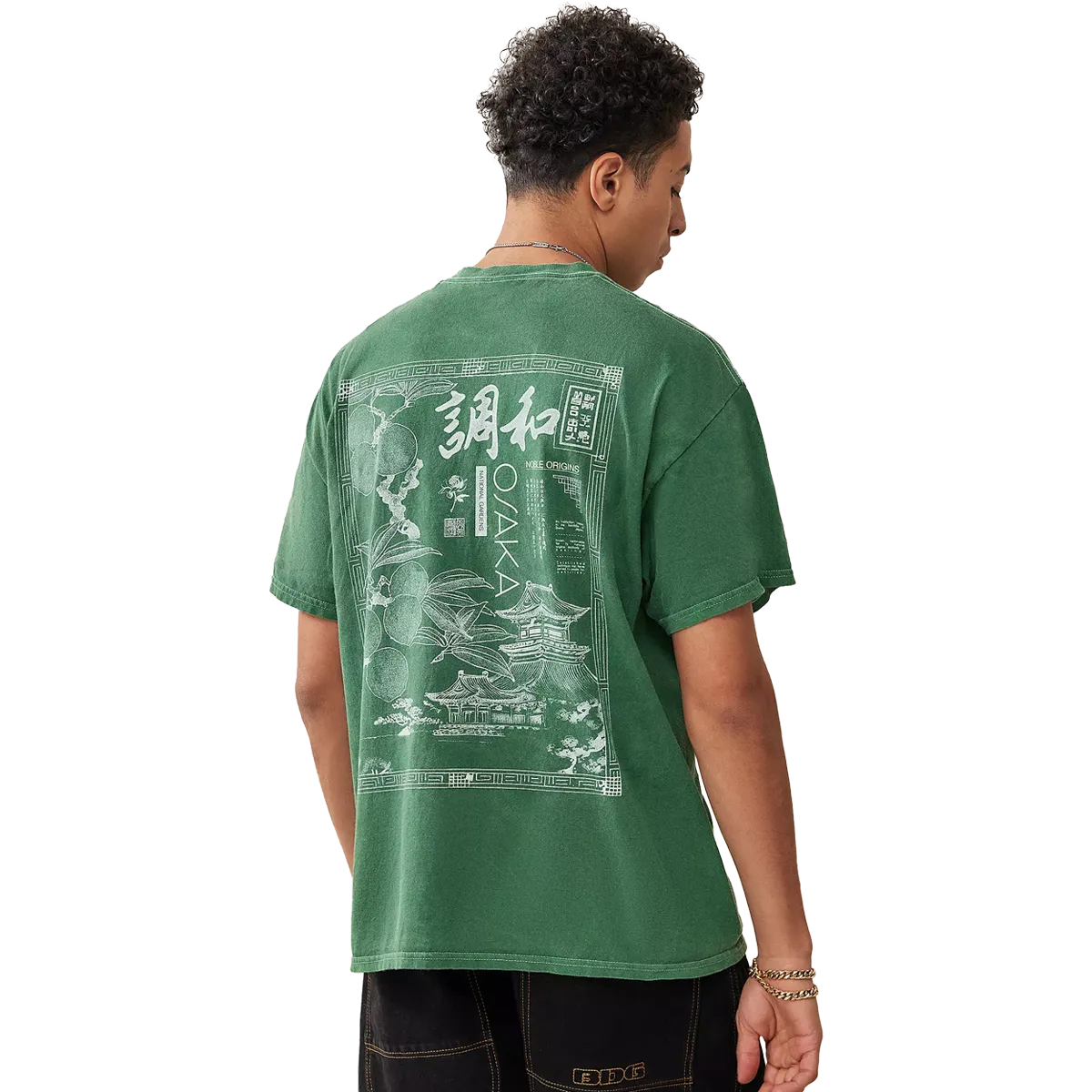 LongSleeve Men's Green Osaka Tee