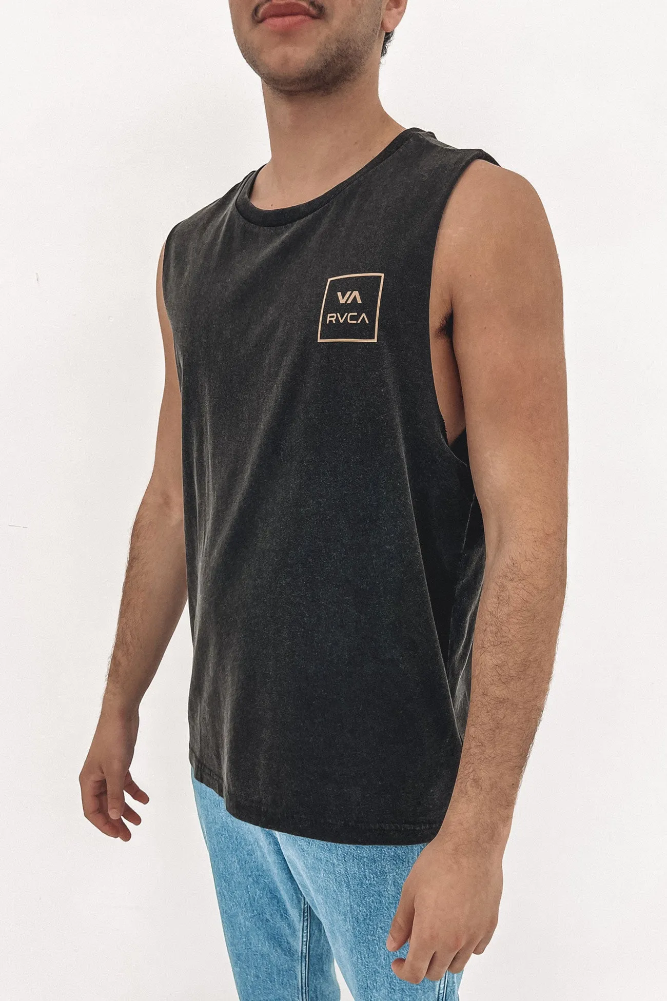 anti - static Soft Touch Material VA All The Way Muscle Black Acid