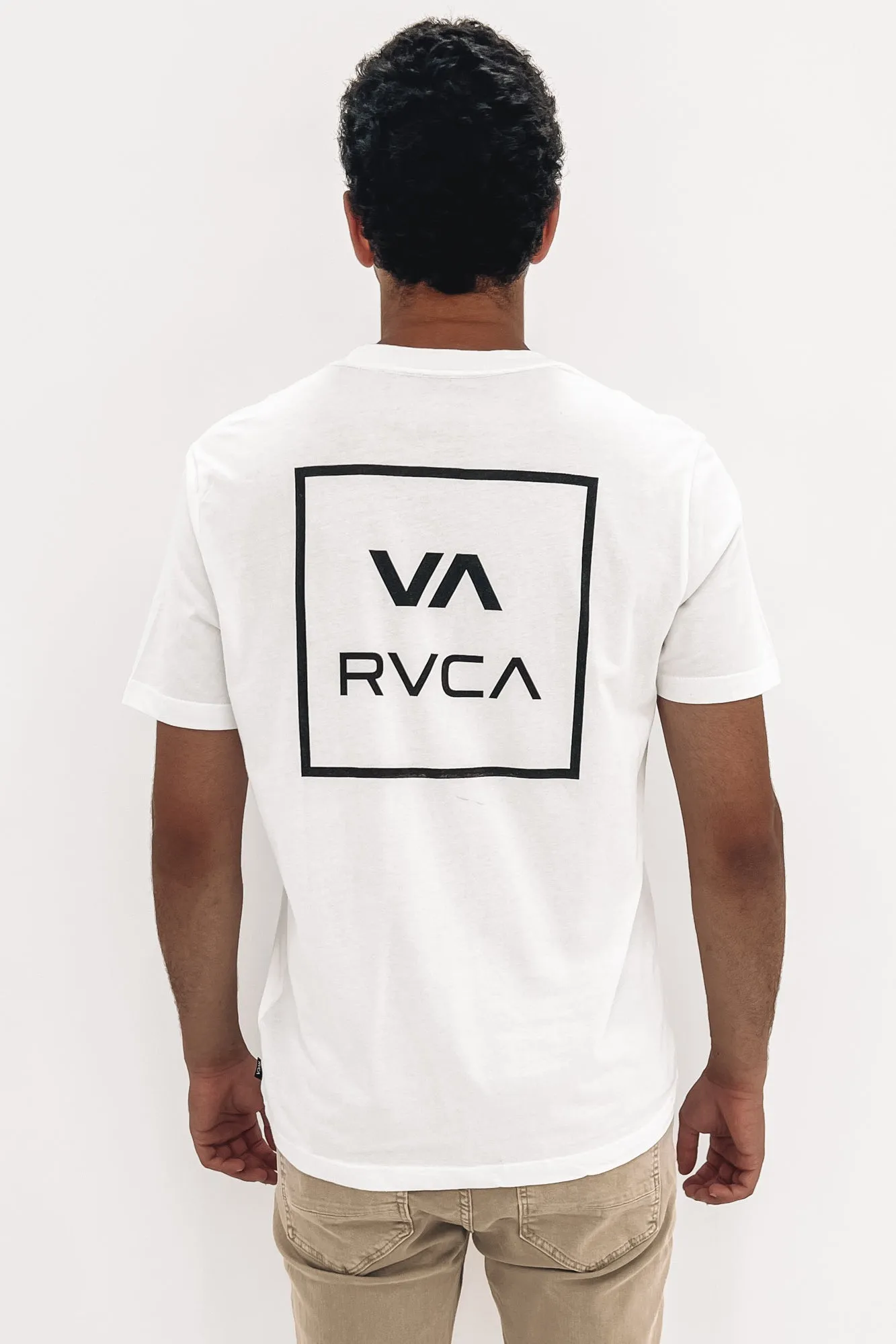 VA All The Way Organic Tee White Brushed Interior Lining Best Seller