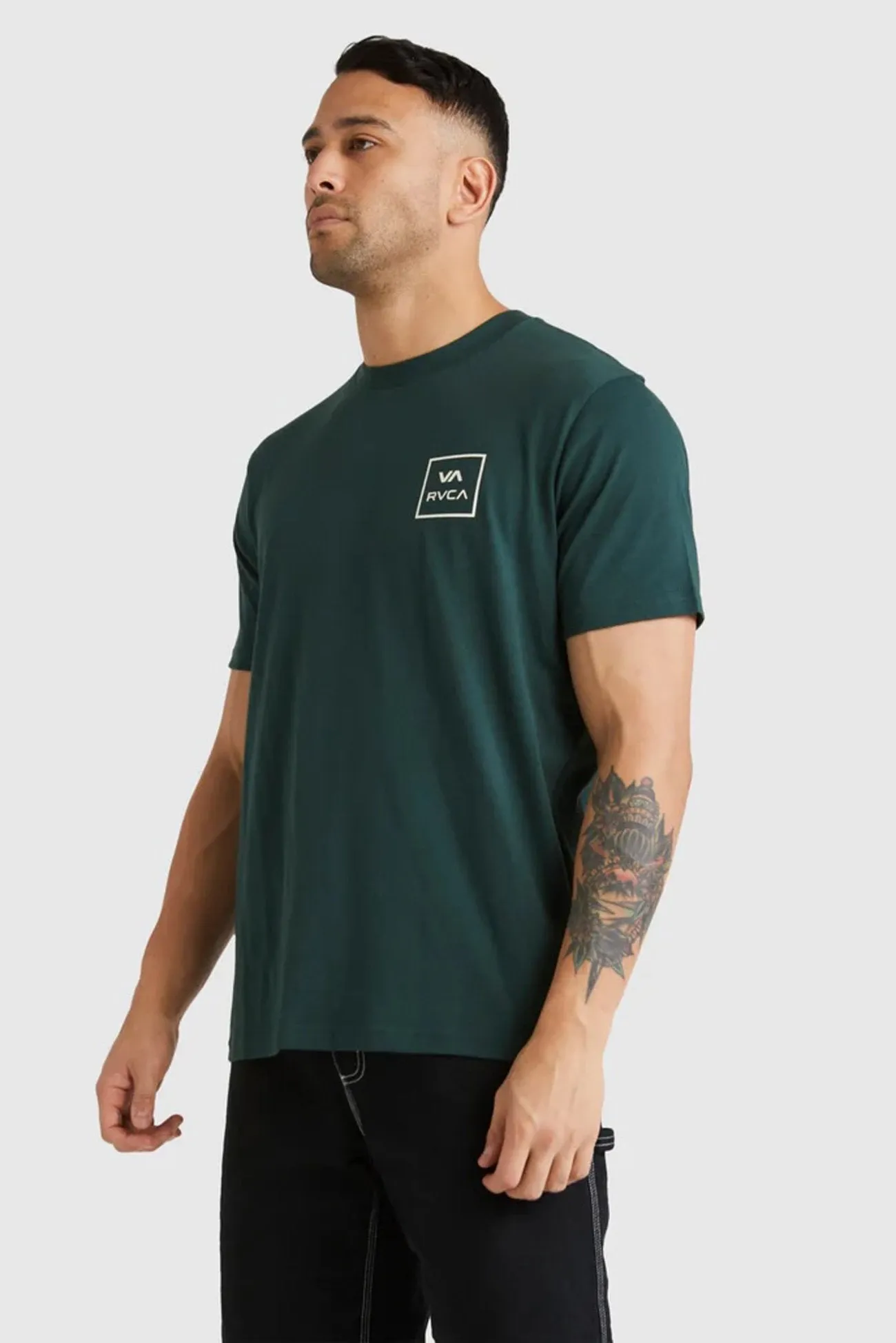VA All The Ways Short Sleeve Tee Hunter Green Cozy Touch Soft Design