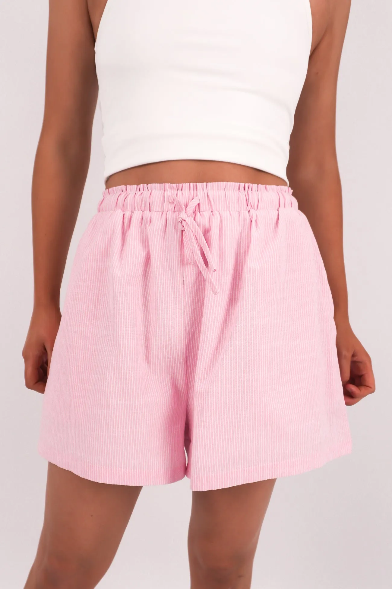 Gabbi Short Pink Stripe Flexible Mobility