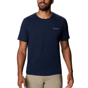 NonIrritatingEdges Glow In The Dark Accent Trim Men's Sun Trek Short Sleeve T-Shirt