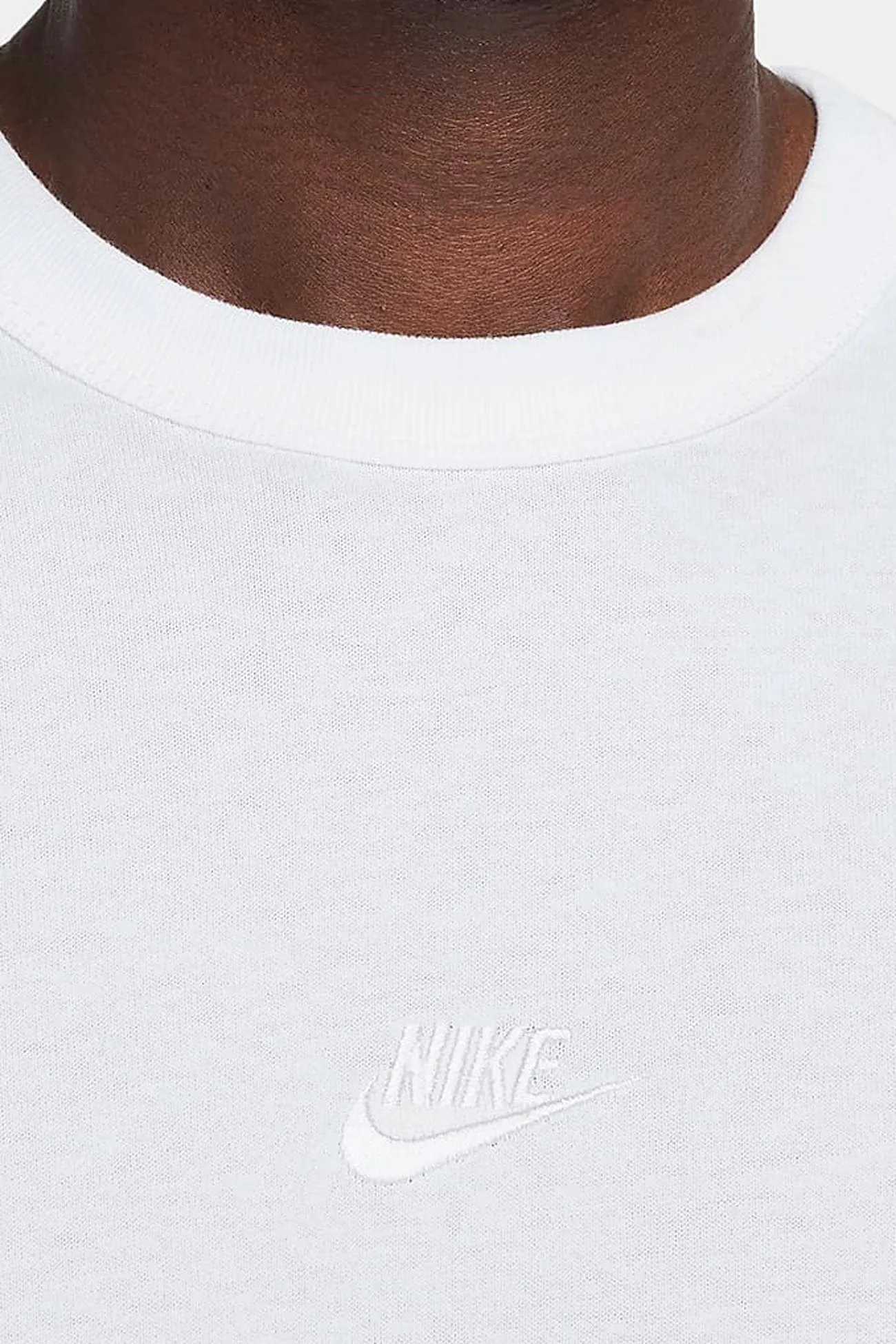 ReinforcedShoulderPanels Nike Sportswear Premium Essentials Tee White