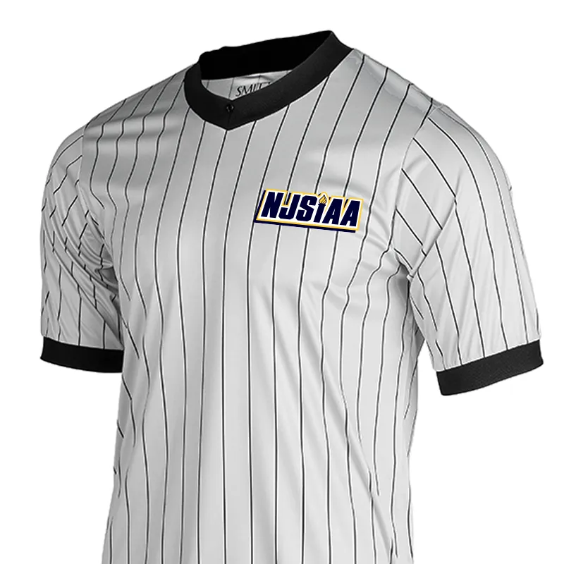 Vintage Look NJSIAA LOGO Dye Sublimated Grey Wrestling V-Neck Customizable Design Gym Companion