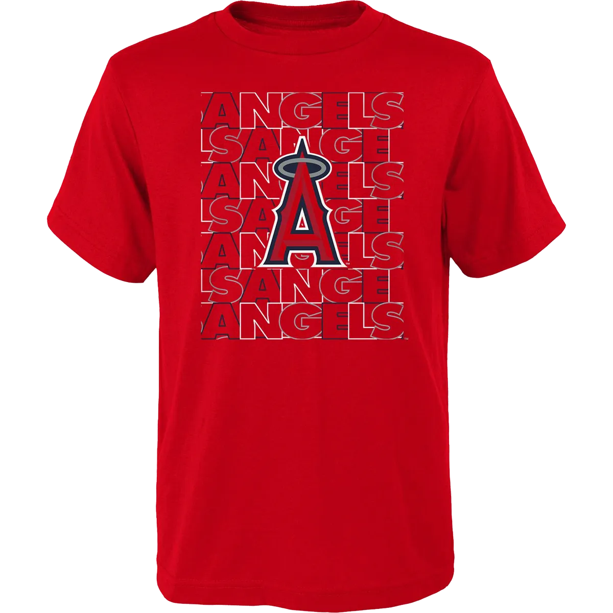 Sporty Comfort Beachwear Youth Angels Letterman Tee
