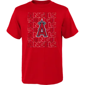 Youth Angels Letterman Tee Sustainable production Embroidered Details