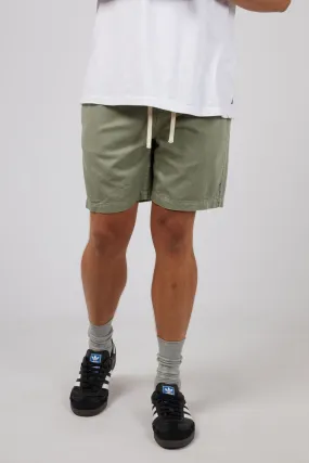 Walter Short Khaki jumpsuit Moisture Wicking Fabric