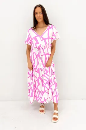 Office Casual Stylish Appearance Jonathan Maxi Dress Purple Esme