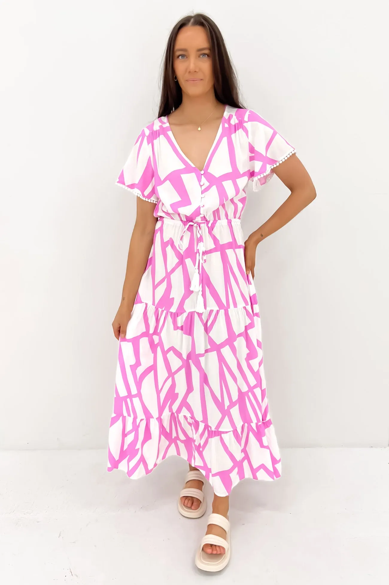 Jonathan Maxi Dress Purple Esme Quick Layer Boho Mood