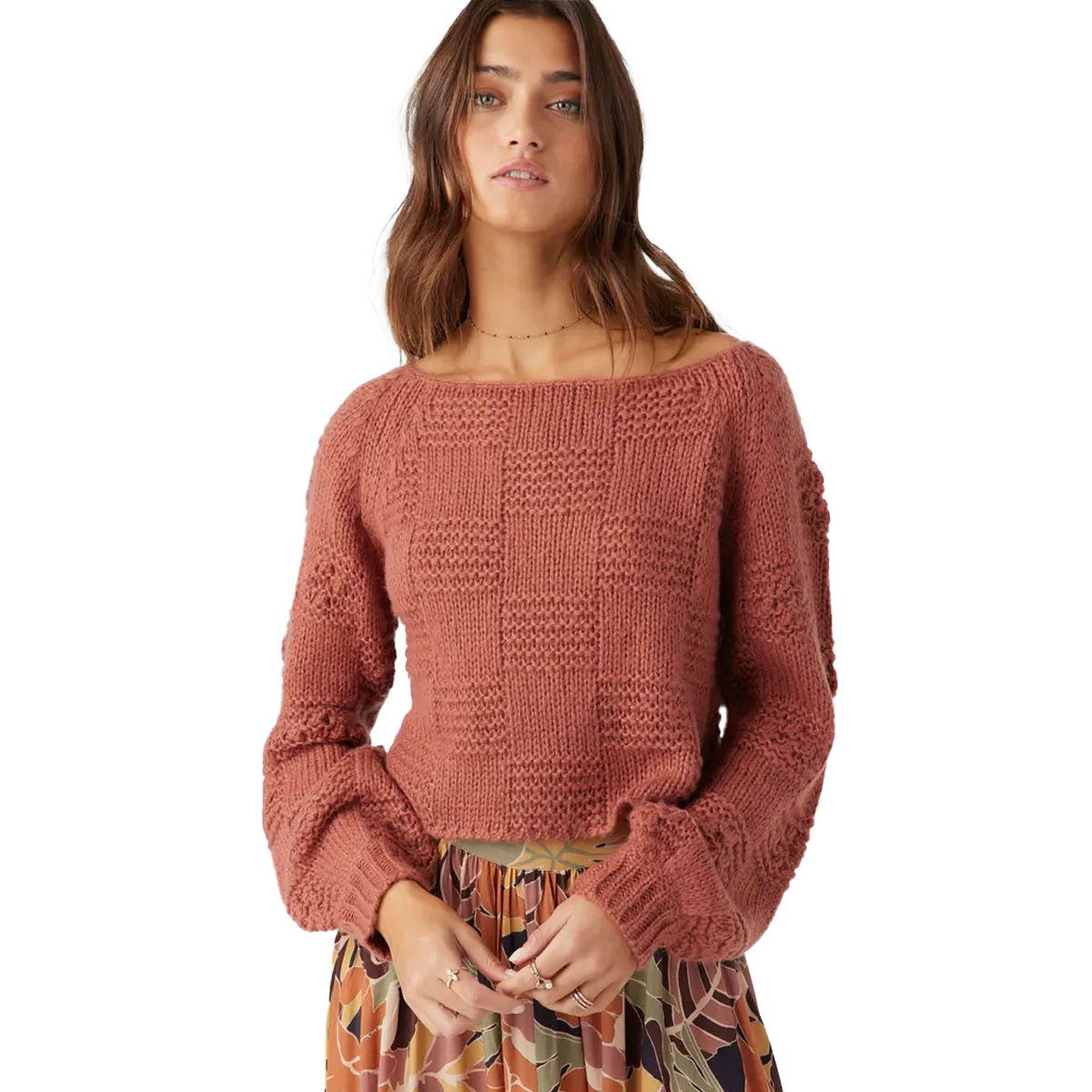 Biodegradable Fiber Option Women's Sacha Long Sleeve Sweater
