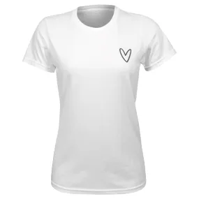 water-repellent NBO Toronto Women's Tennis Love Tee - White leatherette