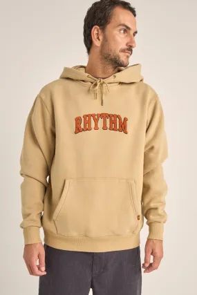 Arch Heavyweight Fleece Hood Sand Rainy Day Option DoubleLayeredHem