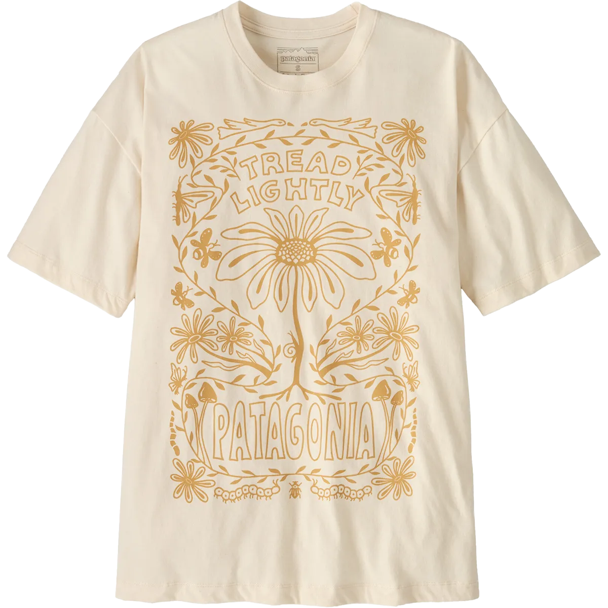 hypoallergenic material Women's Tread Lightly Oversized Organic T-Shirt