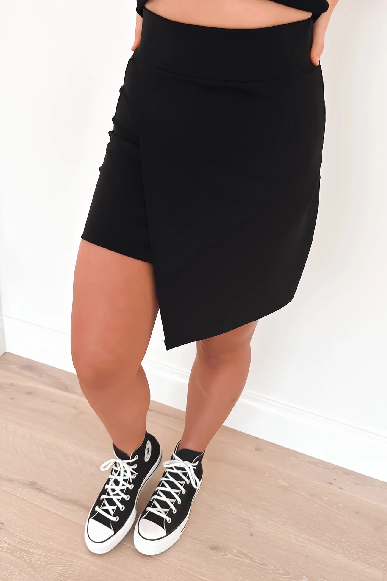 Gentle Vibe Leighton Flare Skirt Black