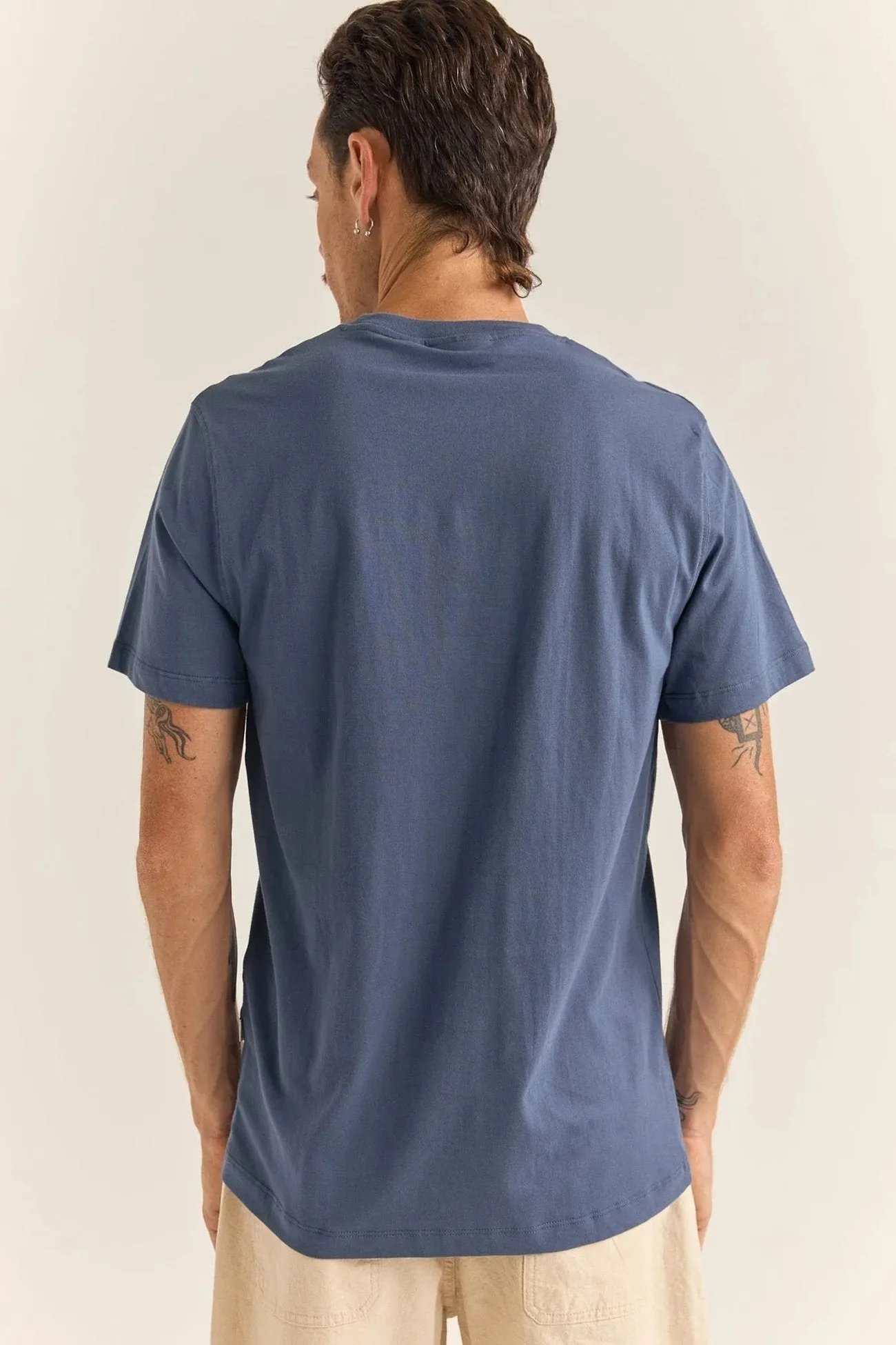 Fashion Comfort Outdoor Comfort Style Brand Tee Navy