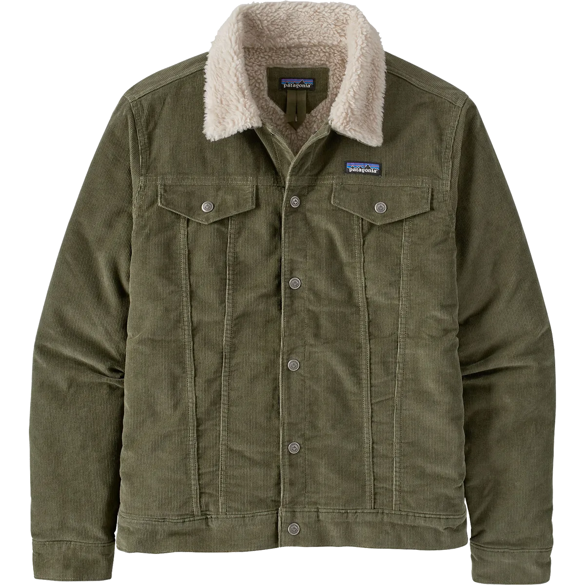 Men's Pile Lined Trucker Jacket Sleek Layer Look Quick Access Pockets