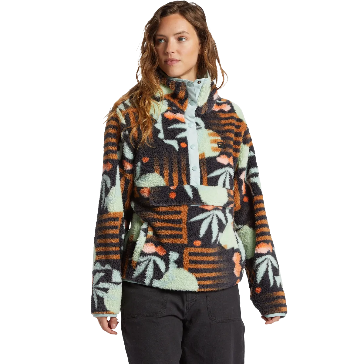 Cozy Design ElasticCuffs Women's Switchback Pullover
