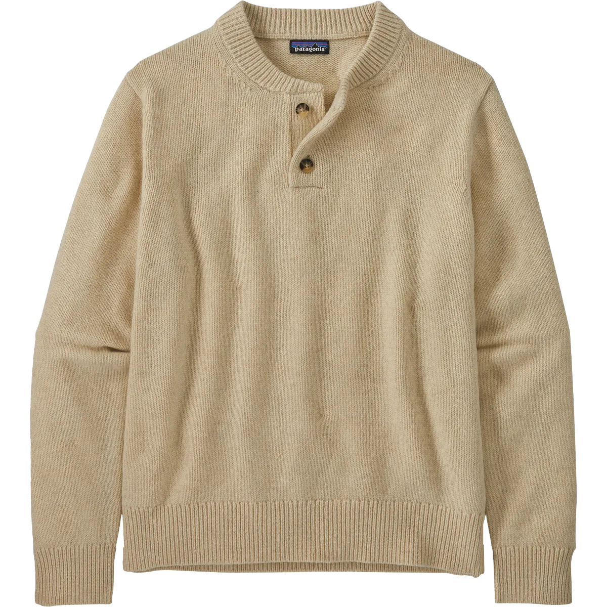 Men's Recycled Wool-Blend Buttoned Sweater StretchFit Design EasyCare Fabric