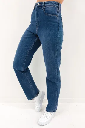 Active Outfit High Straight 80 Jean Zenon Blue