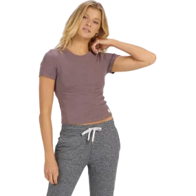 Women's  Pose Fitted Tee LayeredSleeveConstruction Casual Outfit
