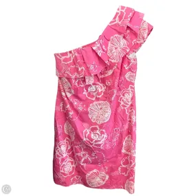 Fitted Style Perfect Proportion Dress Casual Short By Lilly Pulitzer In Pink, Size: S