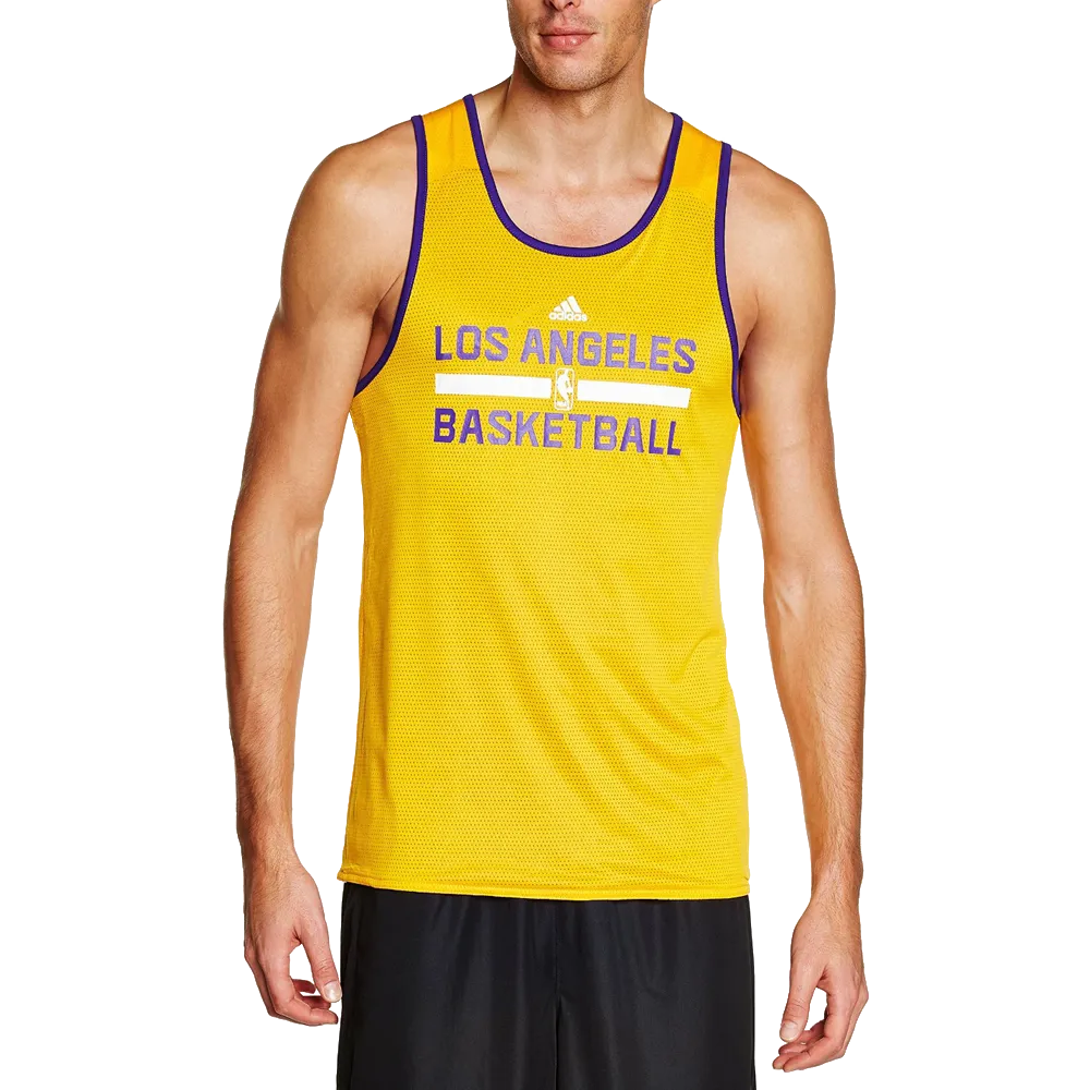 Adidas Men's Winter Hoops Reversible Sleeveless Jersey Checkered Style