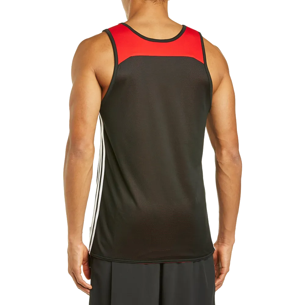 Essential Fit AdjustableHem Adidas Men's Winter Hoops Reversible Sleeveless Jersey