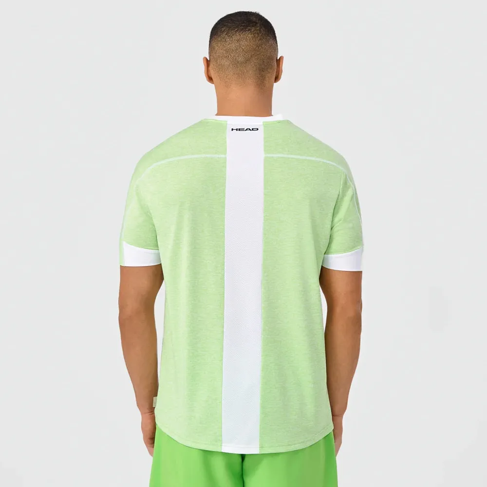 Ribbed Hem ruffled hem well-made Head Men's Play Tech T-Shirt - Spicy Green