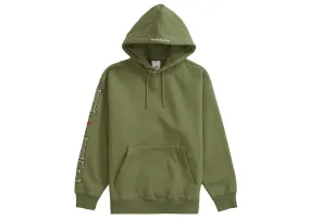 Silky Supreme Nike Hooded Sweatshirt Olive