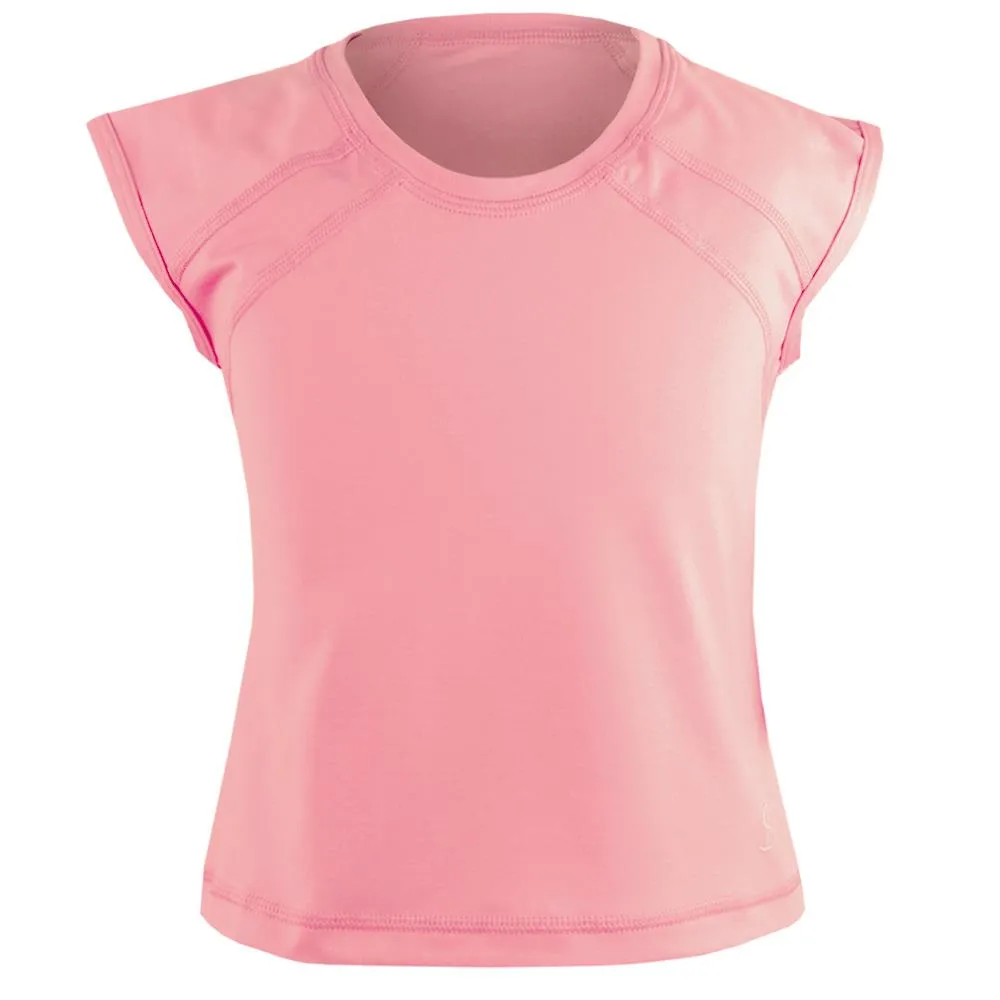 Waterproof Function windproof Sofibella Girls UV Colors Cap Sleeve Tee - Bubble